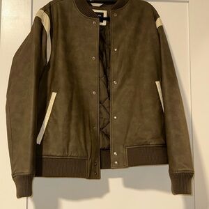 Abercrombie & Fitch Brown Varsity Jacket